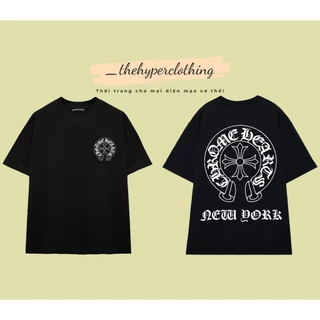 Áo thun Chrome Hearts New York vải cotton cao cấp form rộng unisex