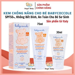 Kem chống nắng cho bé Babycoccole chính hãng, SPF 50+ bảo vệ da bé luôn an toàn khi đi nắng, dùng được cho bé từ sơ sinh