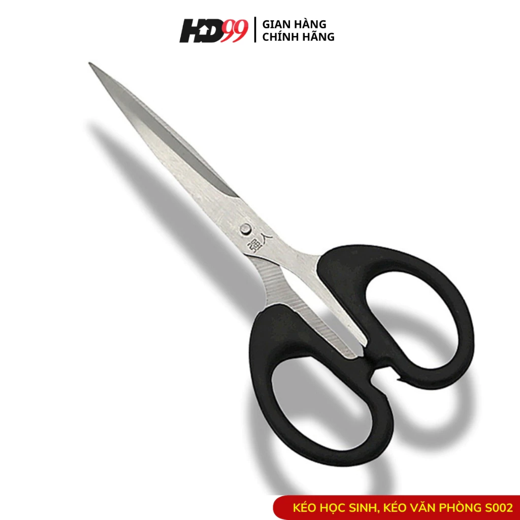 Kéo Học Sinh, Kéo Văn Phòng, Kéo Thủ Công QIANG REN S002, Kéo Cắt Giấy Tiện Lợi
