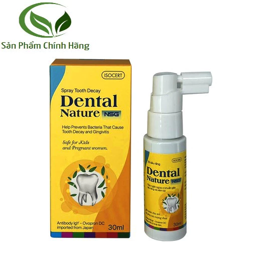 Xịt sâu răng Dental Nature NSG (30ml) của Nguyên Sinh Group