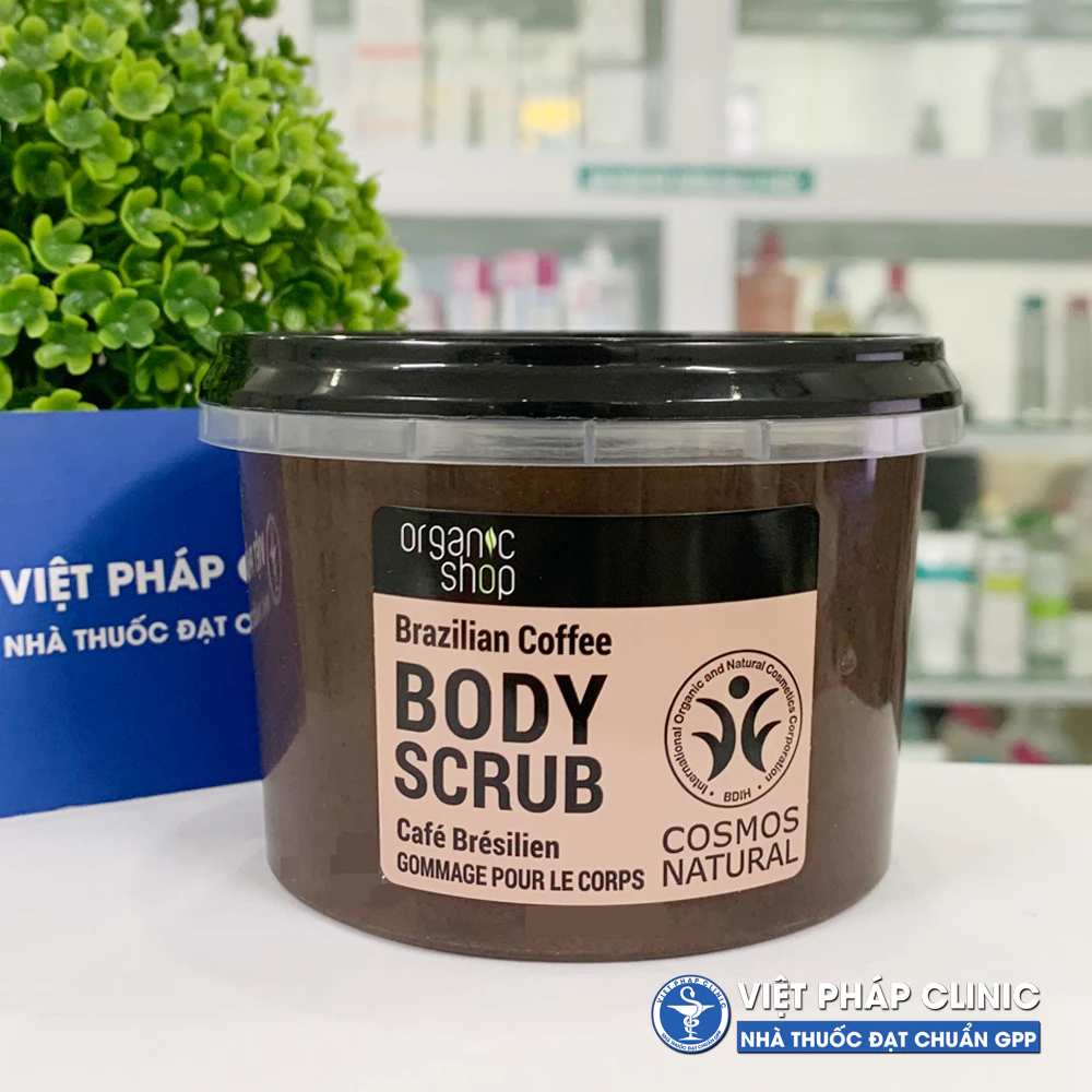 Tẩy da chết toàn thân Organic Shop Organic Body Scrub Coffee & Sugar