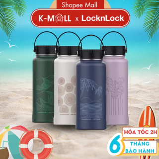 Bình giữ nhiệt LocknLock Riga Tumbler Vietnam Edition 897ml LHC4160 kèm cọ rửa và ống hút - K-MALL