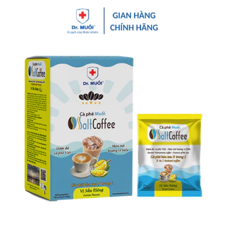 Cà phê Muối SaltCoffee vị sầu riêng – 9 gói/ hộp