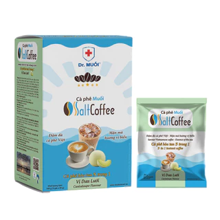 Cà phê Muối SaltCoffee vị dưa lưới – 9 gói/ hộp