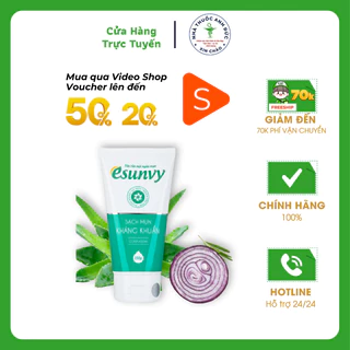 Sữa rửa mặt ngừa mụn Esunvy 150g - Làm sạch sâu, ngăn ngừa mụn, duy trì độ ẩm và pH da