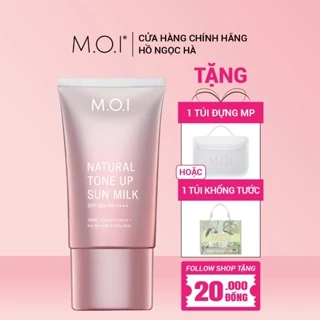 Kem Chống Nắng Nâng Tông M.O.I Hồ Ngọc Hà Natural Tone Up Sun Milk