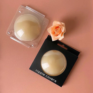 Miếng Dán Ngực Nipple Cover Silicone siêu dính full hộp tái sử dụng nhiều lần