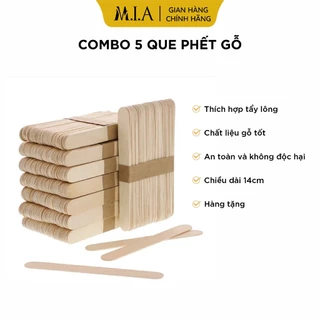 Combo 5 Que Phết Sáp M.I.A Wax Lông Làm Đẹp, Loại To Mịn 1000