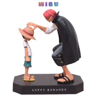 Mô hình One Piece Luffy và Shanks tóc đỏ cao 18cm khởi đầu của hành trình làm hải tặc của luffy từ đây ,figure one piece