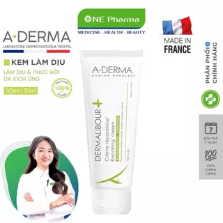 Kem dưỡng ẩm làm dịu và phục hồi cho da A-Derma Dermalibour+ Repairing Cream 50ml