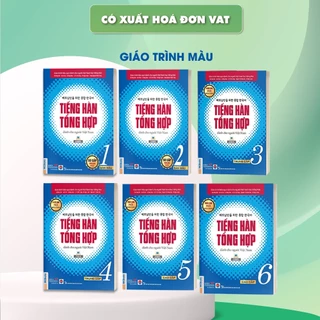 Sách -Tiếng Hàn Tổng Hợp Dành Cho Người Việt Nam Tập 1-6 - Giáo Trình Kèm Sách Bài Tập -  Bản In Màu