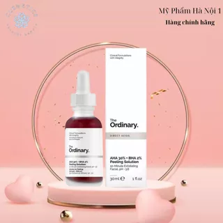 Serum tẩy tế bào chết The Ordinary AHA 30% BHA 2% Peeling Solution cải thiện mụn