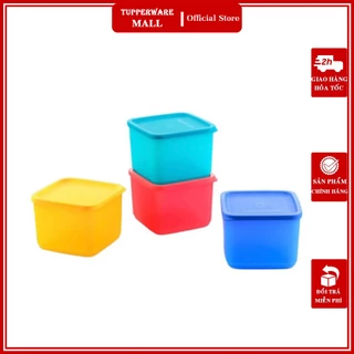 Bộ Hộp BQTP Medium Square Round 1L (4 Hộp) Tupperware