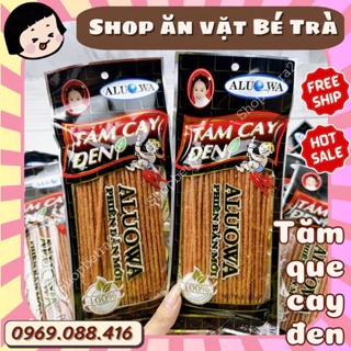 Sỉ 1 bịch/50 gói snack tăm que cay đen Alouwa