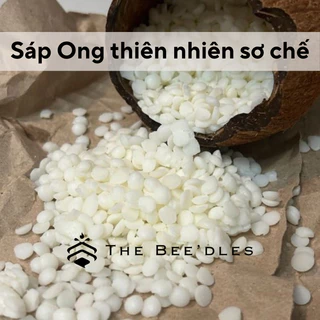 Sáp Ong Thiên Nhiên Cao Cấp Sơ Chế The Bee'dles - Sáp Ong Hữu Cơ Nguyên Liệu Dạng Hạt Làm Nến Thơm