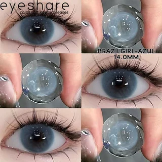 Eyeshare ✨ Kính áp tròng có màu sắc và độ bóng 1 cặp kính áp tròng màu cho thoải mái