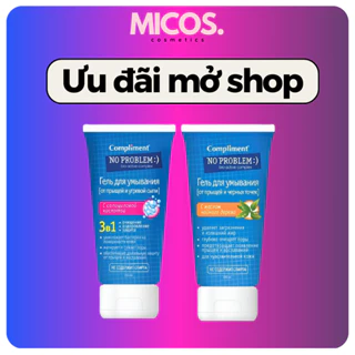 Sữa Rửa Mặt BHA Compliment No Problem Làm Sạch Sâu, Giảm Viêm Và Mụn 200ml