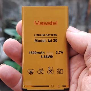 Pin hãng Mastel IZI 30 4G,  Dung lượng chuẩn 1800 mAh