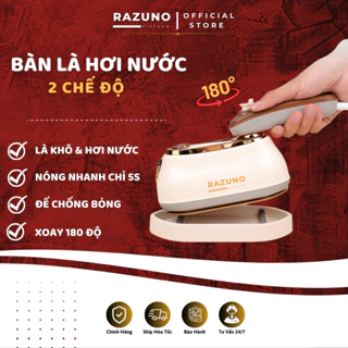 Bàn là hơi nước cầm tay RAZUNO 1000W tiện lợi cho gia đình