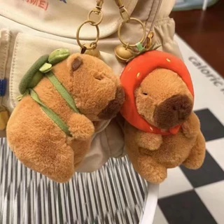 Kawaii Móc Khóa Búp Bê capybara Nhồi Bông Dễ Thương Dùng Làm Quà Tặng Sinh Nhật