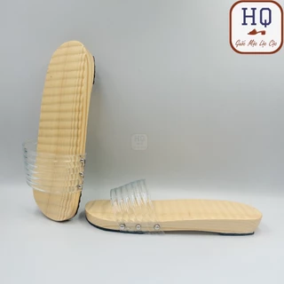 Guốc gỗ Massage nam nữ, dép gỗ trong nhà guốc mộc gợn sóng hỗ trợ mát xa lòng bàn chân, giảm nhức mỏi, tê bì khi đi dạo