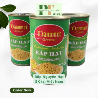 [Việt Nam] Bắp Hạt đóng hộp Danomet. Bắp lon 400gr