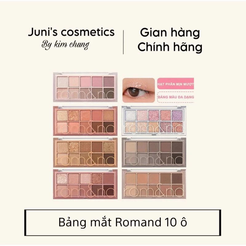 Bảng mắt 10 ô Romand