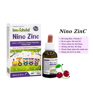 Siro Kẽm ZinC Imochild Vitamin Kích Thích Bé Ăn Ngon Tăng Cân Khỏe Mạnh Chai 100ml