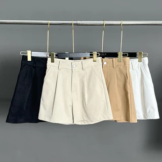 Quần short đùi nữ kaki tencel trẻ trung thiết kế bởi Meely_items