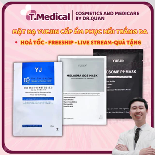 Mặt nạ B5 Yuejin YG cấp ẩm phục hồi, mặt nạ đen tái tạo da Liposome, nạ trắng da SOS - DMP Tmedical