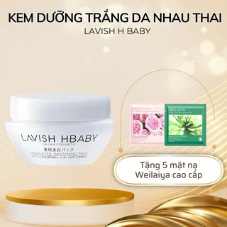 Kem dưỡng trắng da ban ngày nhau thai Nhật Bản Lavish H baby lọ 50gr