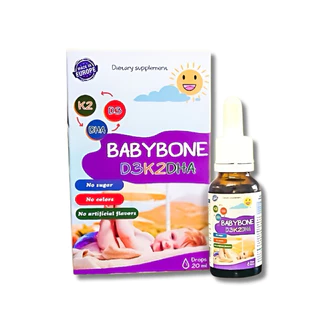 Vitamin D3K2 DHA BABYBONE 20ml