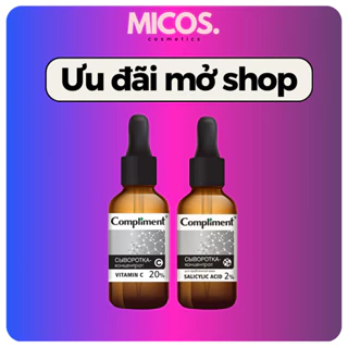 Serum Compliment Sáng Da, Giảm Mụn 20% Vitamin C / 2% BHA 27ml