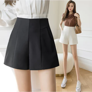 Quần short nữ AUTHENTIC TOTOSA SHOP cạp cao ống rộng chất vải cao cấp siêu xinh_TT2