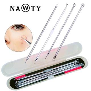 [NAWTY] Bộ 4 Que Nặn Mụn Đầu Đen Trứng Cá Mụn Cám Thần Thánh 25g