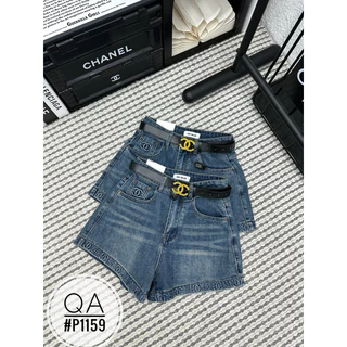 Quần Soóc jeans gấu dập nổi chất mềm co giãn hàng QCL1