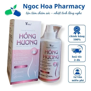 Dung dịch vệ sinh phụ nữ Hồng Hương (chai 100ml) - giúp làm sạch, khử mùi,cải thiện sắc tố da hiệu quả.
