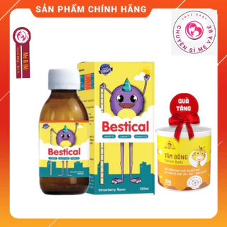 Bestical chai 120ml bổ sung canxi và vitamin d3k2 giúp tăng chiều cao vượt trội cho bé + quà tặng