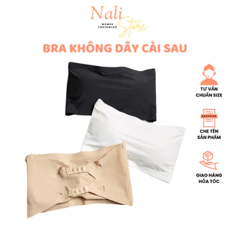 Áo Bra Đúc Su Trơn Móc Cài Sau Có Đệm Mỏng, Áo Ngực Quây Ngang Không Dây Tôn Dáng Free size dưới 50kg Nalistore 025