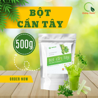 [ DATE MỚI ] Bột Cần Tây Sấy Lạnh Nguyên Chất SIÊU MỊN Detox cơ thể, giảm mỡ bụng, ổn định huyết áp - Túi 500G