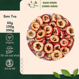 [Mới] 200g Trà Sơn Tra (Táo Gai) Cắt Lát Sấy Khô - Trà thảo mộc Treesy - Trà hoa quả