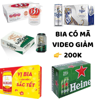 1 Thùng Sài Gòn - 333 - Hà Nội - Tiger - Heineken chuẩn hãng