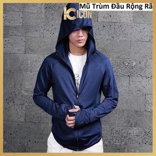 Áo chống nắng nam nữ thun lạnh chống tia UV vải kim cương thông hơi dày dặn thoáng mát ACN01 - ICON