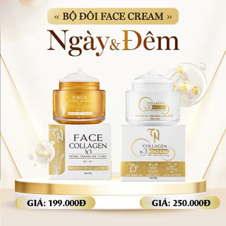 [COMBO KEM FACE NGÀY-ĐÊM] ĐÔNG TRÙNG HẠ THẢO COLLAGEN X3 MỸ PHẨM ĐÔNG ANH NGUYỄN HUỲNH NHƯ