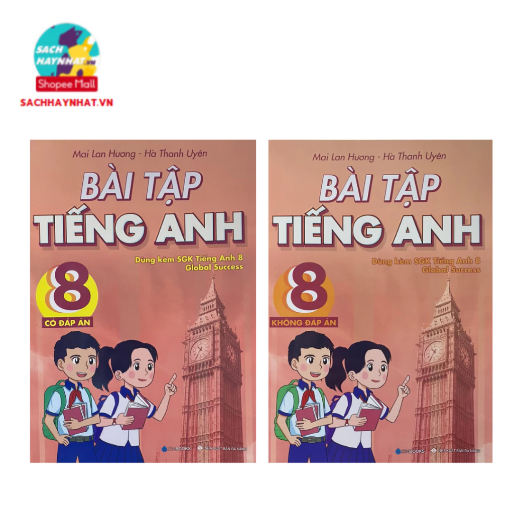 Sách - Bài tập tiếng anh 8 ( Dùng kèm SGK tiếng anh 8 Global Success) - lẻ tùy chọn