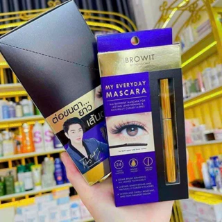 Mascara Browit By Nongchat My Everyday làm dài và dày mi giữ nếp siêu lâu chuyên dụng cho Makeup