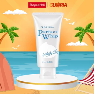 Sữa rửa mặt tạo bọt chiết xuất đất sét trắng Senka Perfect White Clay 120g