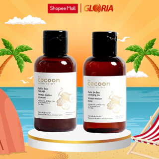 Combo Gel Bí Đao Rửa Mặt 140ml Và Nước Bí Đao Cân Bằng Da Cocoon 140ml