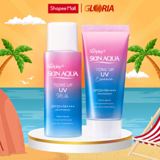 Kem Chống Nắng Hiệu Chỉnh Sắc Da Sunplay Skin Aqua Tone Up UV Milk Lavender SPF50+ PA++++ 50g