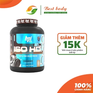 BPI ISO HD - SỮA WHEY HỖ TRỢ TĂNG CƠ BẮP 100% PURE ISOLATE PROTEIN 5LBS